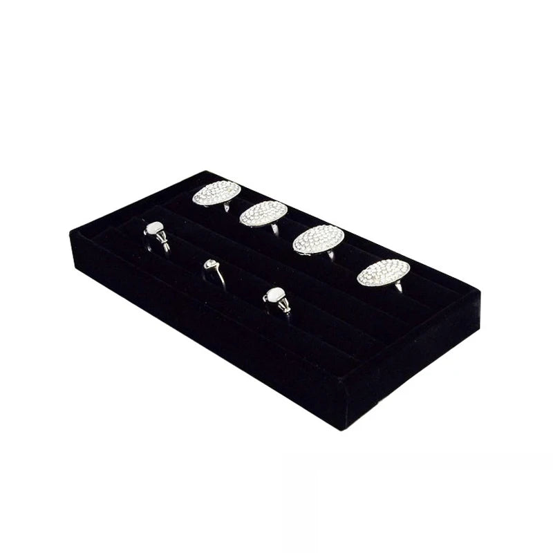 Luxury Velvet Jewelry Box for Rings, Necklaces, Earrings
