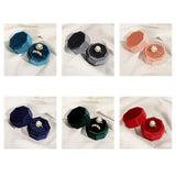 Velvet Jewelry Box Mini Jewelry Storage Box Wedding Ring Case
