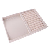 Velvet Jewelry Box Display Organizer Storage Holder