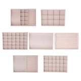 Velvet Jewelry Box Display Organizer Storage Holder