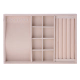 Velvet Jewelry Box Display Organizer Storage Holder