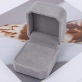 Velvet Jewelry Box Ring Holder Gift Package Marriage Storage Organizer