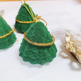Velvet Jewelry Box Ring Holder Gift Packaging Christmas Storage Organizer
