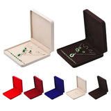Velvet Jewelry Box Ring Necklace Earring Set Bracelet Storage Organizer Case