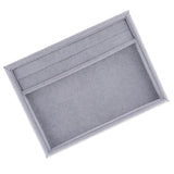 Velvet Jewelry Organizer Display Tray Box