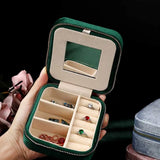 Velvet Jewelry Display Organizer Earring Necklace Rings Holder