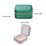 Velvet Jewelry Display Organizer Earring Necklace Rings Holder