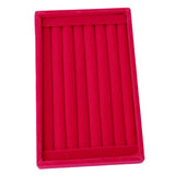 Velvet Jewelry Display Ring Earring Insert Display Cufflinks Organizer Box