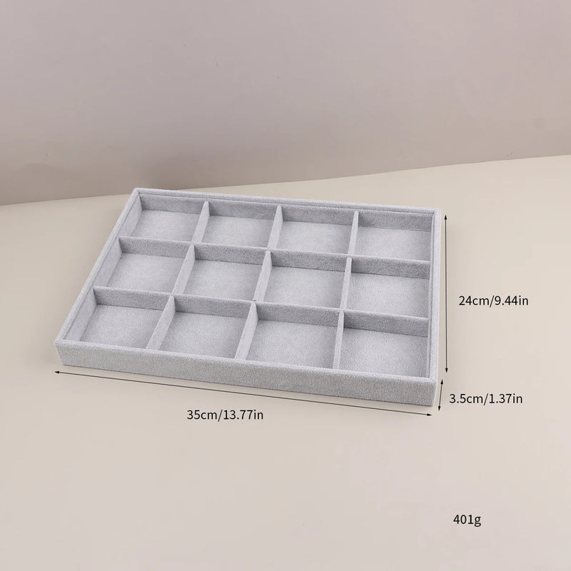 Velvet Jewelry Display Stackable Jewellery Holder