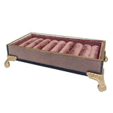 Velvet Jewelry Display Tray 8 Slots Pink