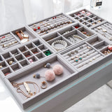 Stackable Jewelry Display Tray Case Organizer Box