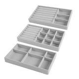 Stackable Jewelry Display Tray Case Organizer Box