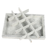 Velvet Jewelry Display Tray Holder Casket Organizer Box