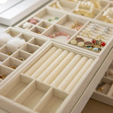 Velvet Jewelry Display Tray for Drawer Organizer Case Holder