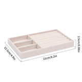 Velvet Jewelry Display Tray Drawer Organizer Case Holder