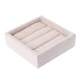 Velvet Jewelry Earring Ring Display Box Tray Holder Storage