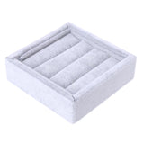 Velvet Jewelry Display Box Holder Storage Organizer