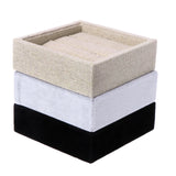 Velvet Jewelry Earring Ring Display Box Tray Holder Storage Showcase