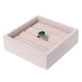 Velvet Jewelry Earring Ring Display Box Tray Holder Storage