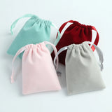 Velvet Jewelry Gift Bags Drawstring Packaging Rings Earrings Organizer Pouches