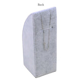 Velvet Jewelry Display Stand Black/Gray
