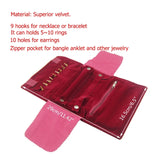 Velvet Jewelry Organizer Travel Storage Bag
