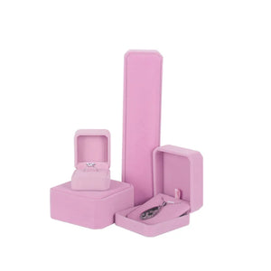 Velvet Jewelry Packaging Boxes Ring Box Container Earring Holder