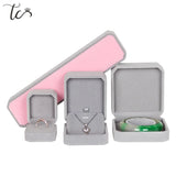 Velvet Jewelry Packaging Boxes Ring Box Container Earring Holder