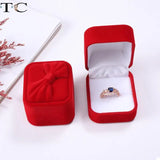 Velvet Jewelry Packaging Ring Box Hand Jewelry Storage Box