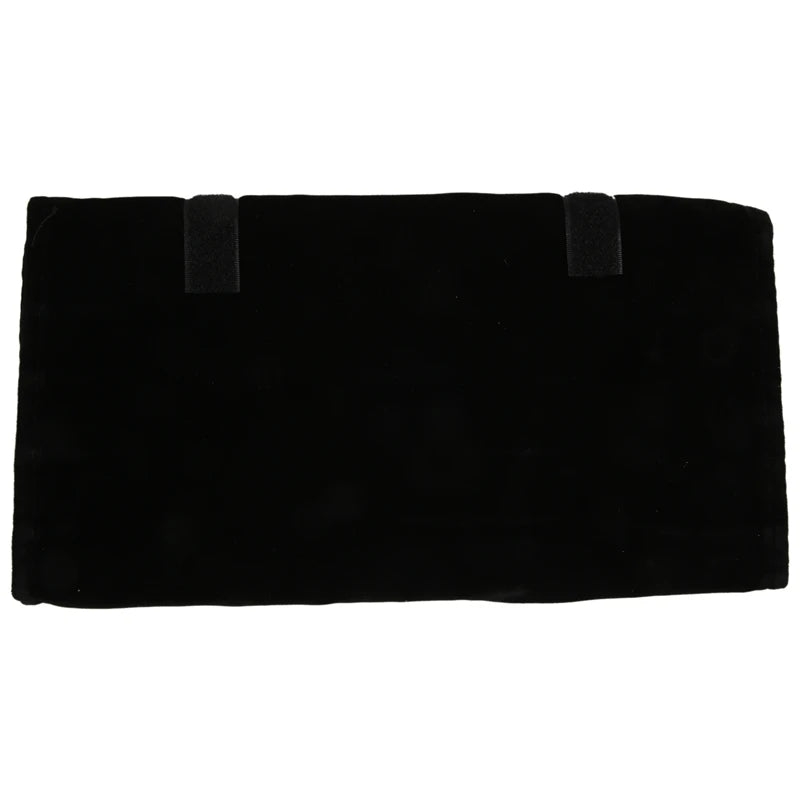 Velvet Jewelry Roll Bag Storage Bag Portable Necklace Display Case