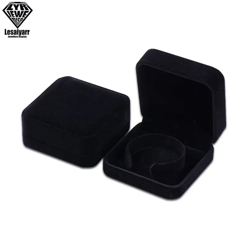 Velvet Jewelry Storage Box Multicolor With Fixed For Bracelet Necklace