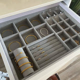 Velvet Jewelry Storage Box Makeup Organizer Boxes Ring Earrings Necklace Jewelry