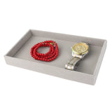 Velvet Jewelry Storage Tray Holder Stand Bracelet Necklace Ring Box