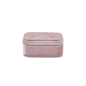 Velvet Jewelry Travel Organizer Mini Jewelry Box Portable Necklace Ring Earrings