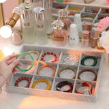 Velvet Jewelry Tray Bracelet Display Plate 12 Grid Bracelet Storage Plate