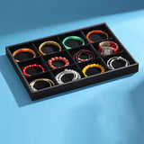 Velvet Jewelry Tray Bracelet Display Plate 12 Grid Bracelet Storage Plate