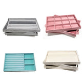 Velvet Jewelry Tray DIY Handicraft Finished Product Display Box