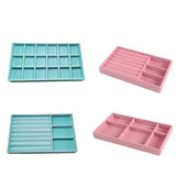 Velvet Jewelry Tray DIY Handicraft Finished Product Display Box