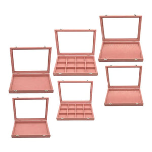 Velvet Jewelry Tray Organizer Display Holder Supplies