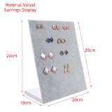 Velvet/Linen Necklace Pendant Display Stand Earrings Display