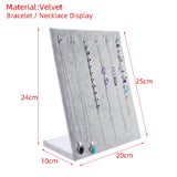 Velvet/Linen Necklace Pendant Display Stand Earrings Display