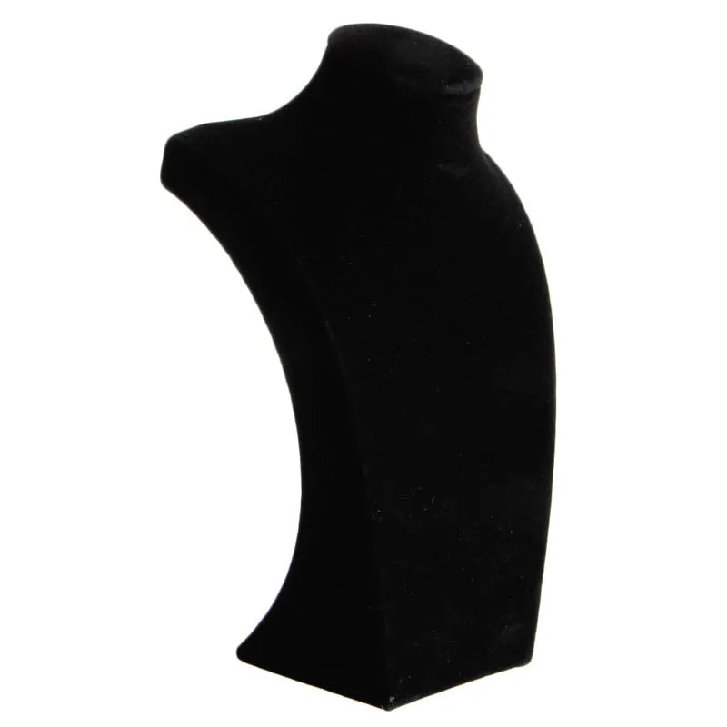 Velvet Mannequin Necklace Pendant Display Stand
