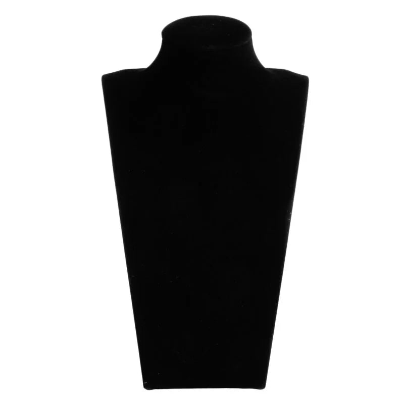 Velvet Mannequin Necklace Jewelry Pendant Display Stand Holder Show Decorate