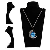 Velvet Mannequin Necklace Pendant Display Stand