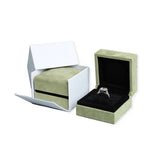 Velvet Jewelry Box Ring Necklace Display Holder
