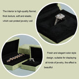 Velvet Jewelry Box Organizer Necklace Display Holders