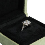 Velvet Jewelry Box Ring Necklace Display Holder