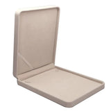 Velvet Necklace Box Chain Display Case Tray with Lid Jewelry Storage