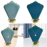 Velvet Necklace Pendant Display Holder with Hooks
