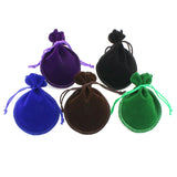 50pcs Velvet Drawstring Gift Bags Wedding Candy Cake Jewelry Pouch 7x9 9x12